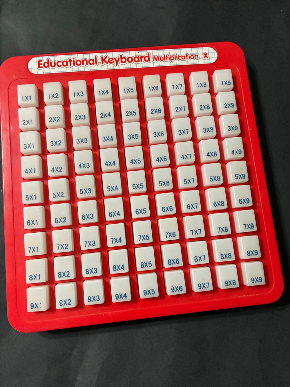 Educational Keyboard Multiplication (screen free)